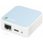 TP-Link TL-WR802N trdls router Hurtigt ethernet Enkelt band 24 GHz Bl Hvid